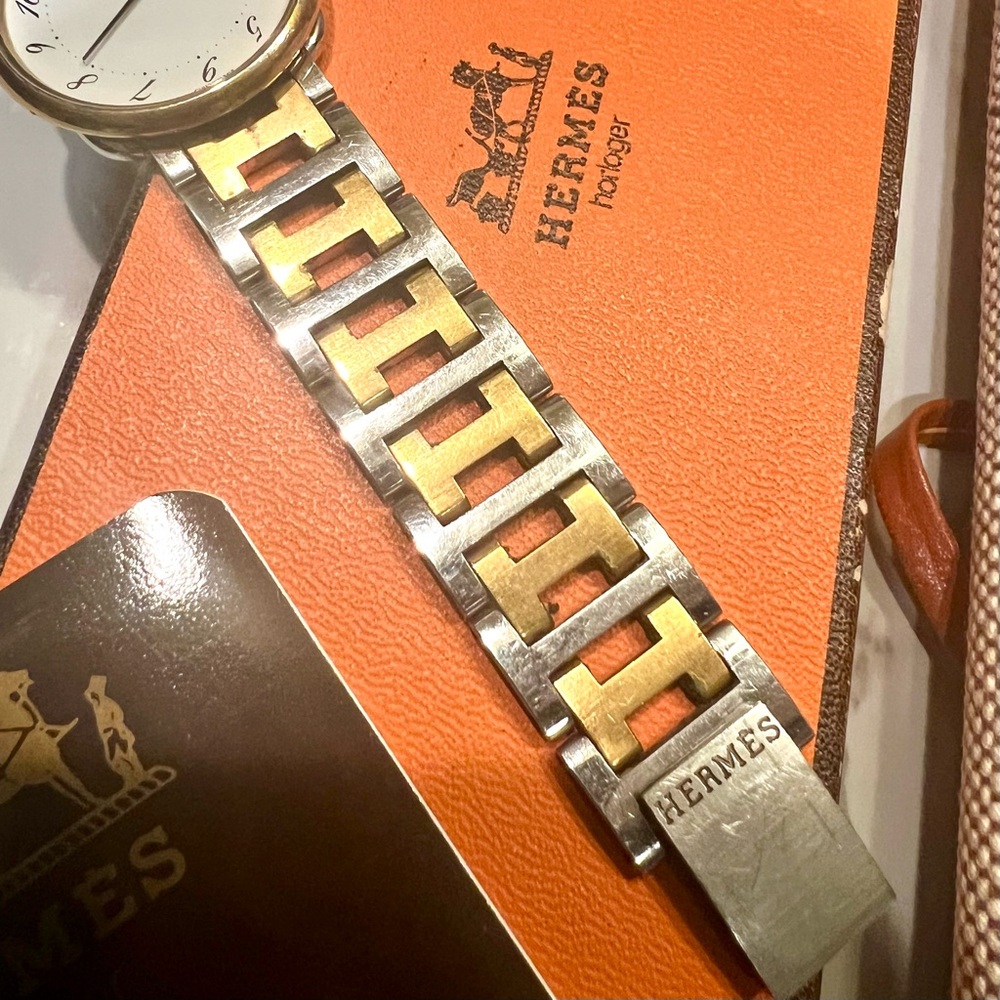 Hermès Arceau Dual-Tone Bracelet Watch - Picture 9 of 16